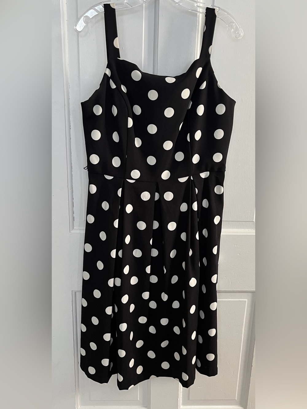 AGB Dress size 14 Black White Polka Dots
